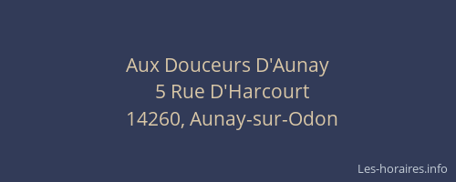 Aux Douceurs D'Aunay