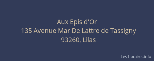 Aux Epis d'Or