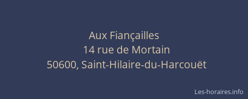 Aux Fian&ccedil;ailles