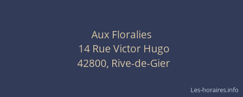 Aux Floralies