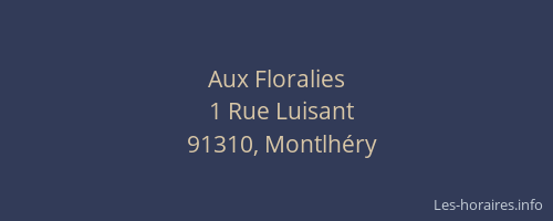 Aux Floralies