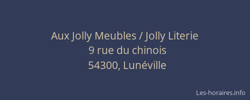 Aux Jolly Meubles / Jolly Literie