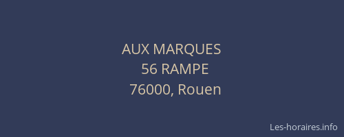 AUX MARQUES