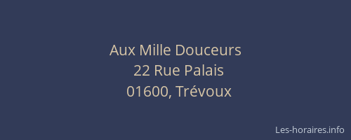 Aux Mille Douceurs