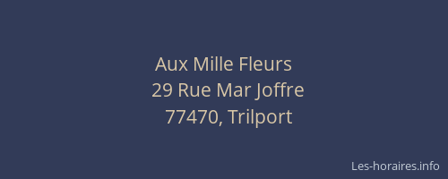 Aux Mille Fleurs