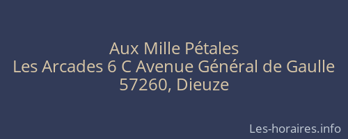 Aux Mille Pétales