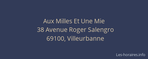 Aux Milles Et Une Mie