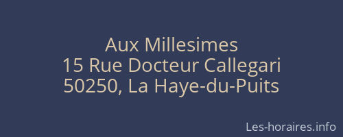 Aux Millesimes