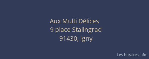 Aux Multi Délices