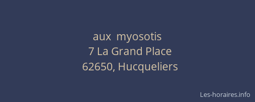 aux  myosotis
