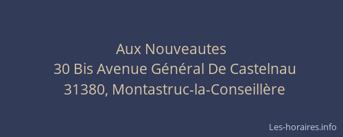 Aux Nouveautes