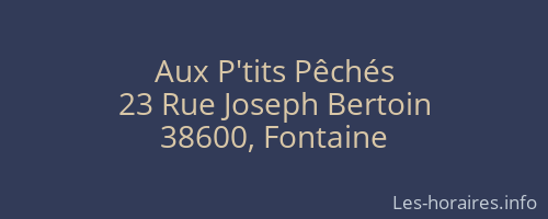 Aux P'tits Pêchés
