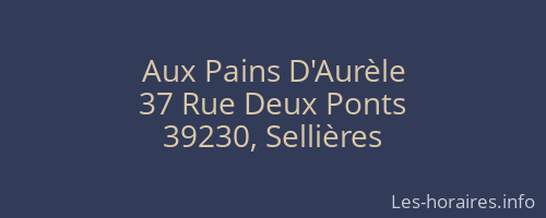 Aux Pains D'Aurèle