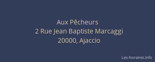 Aux Pêcheurs