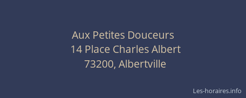 Aux Petites Douceurs