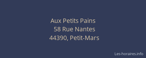Aux Petits Pains