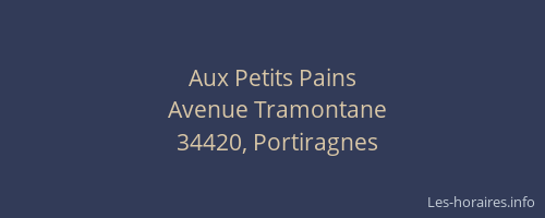 Aux Petits Pains