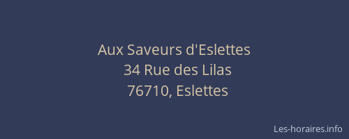 Aux Saveurs d'Eslettes