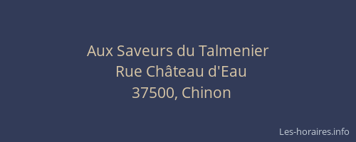 Aux Saveurs du Talmenier
