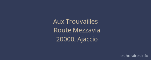 Aux Trouvailles