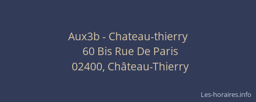 Aux3b - Chateau-thierry