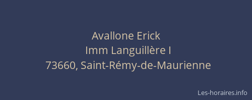 Avallone Erick