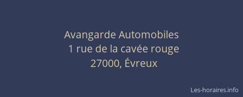 Avangarde Automobiles