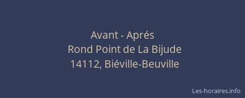 Avant - Apr&eacute;s