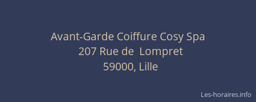 Avant-Garde Coiffure Cosy Spa