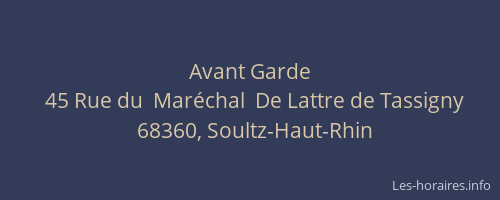 Avant Garde