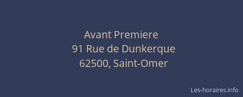 Avant Premiere