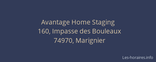 Avantage Home Staging