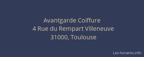 Avantgarde Coiffure