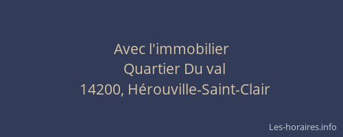 Avec l'immobilier