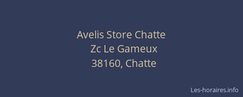 Avelis Store Chatte