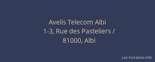 Avelis Telecom Albi