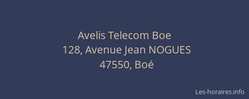 Avelis Telecom Boe