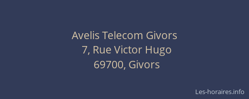 Avelis Telecom Givors