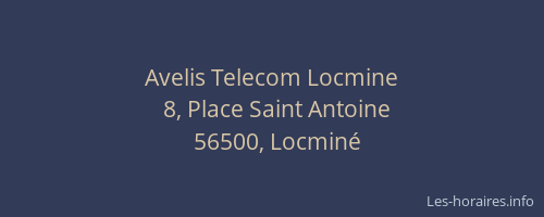 Avelis Telecom Locmine