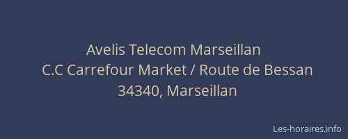 Avelis Telecom Marseillan