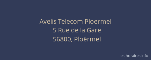 Avelis Telecom Ploermel