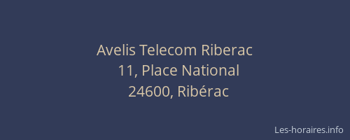 Avelis Telecom Riberac