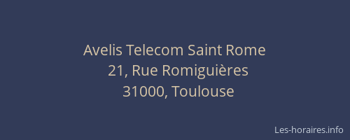 Avelis Telecom Saint Rome