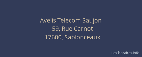 Avelis Telecom Saujon