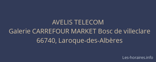 AVELIS TELECOM