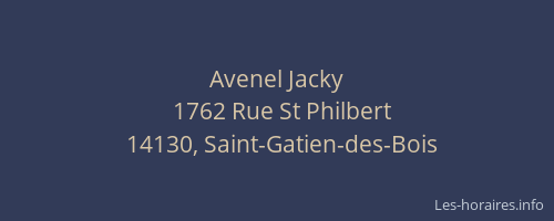Avenel Jacky