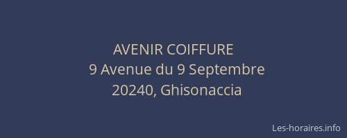AVENIR COIFFURE