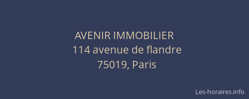 AVENIR IMMOBILIER