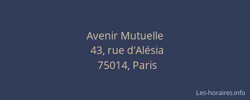 Avenir Mutuelle