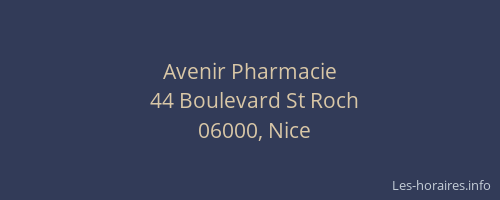 Avenir Pharmacie